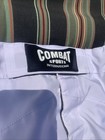 Combat Sports International Sz 36 White Black Boxing Martial Arts  Mma Shorts