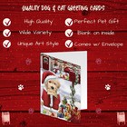 Dear Santa Mailbox Christmas Letter Goldendoodle Dog Greeting Cards - Adorabl   