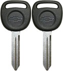 New Oem Ignition Bow Tie Key Uncut Blade Blank For Gm Chevy Truck 2 Pack