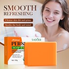 3pcs Persimmon Soap Bar For Old People Smell  Natural Body Odor Control Bar Soap
