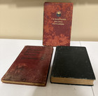 Lot Of 3 Antique Vintage Hardback Books For Decorating  Props  Staging
