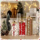 Britimes 3 Pcs Christmas Baking Wooden Table Block Signs  