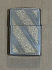      Vintage Zippo Lighter     Textured Diagonal Pattern     K Viii Date Code    