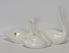 3 Swans White Bone China 6   4    2 5  Tall Decorative Figurines