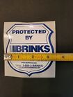 Brinks Home Security Alarm Window Sticker Decal Signs Standard Size 3 5  X 3 5  