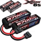 2 Traxxas 2890x Power Cell Lipo 14 8v 6700mah Batteries W id X-maxx 8s Udr Maxx