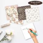 28 Sheets Scrapbook Paper 6 x6  Inch Floral Scrapbook Paper 160gsm Cardmaking   