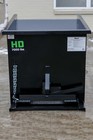 1 Yd Black Wright Hd Self Dumping Hopper-trash-recycling Hopper-free Shipping