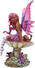 Amy Brown Gothic Manga Magenta Fairy Sculpture Figurine Whimsical Wild Forest