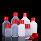 100ml-1000ml Pp Reagent Jar Bottle Sealed Clear Plastic Graduated With Screw Cap
