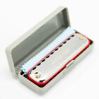 Easttop Harmonica 10 Holes Key Of C W  Case Blues Harp Stainless Steel New Gift