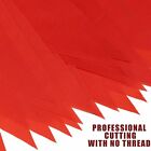 36 Feet Solid Red Pennant Banner - 30 Multicolor Bunting Flags  8x11 Inches  