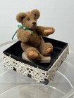 Vtg  World Of Miniature Bears    215 Tiny Tan Teddy Bear   Theresa Yang Wu   Box