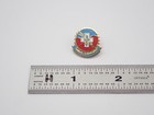 Notre Dame De Lourdes Gold Tone Vintage Lapel Pin