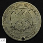1877 S Trade Silver Dollar  1 - Holed