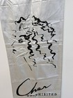 Cher Uninhibited Fragrance Store Display Banner 1987 Rare Shiny Silver Material