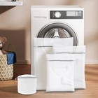 5 Pcs Mesh Laundry Bags For Delicates With Premium Zipper Travel Storage Bag