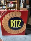 Huge Vintage Advertising Store Display Ritz Crackers Box  32   x30    Pop Art