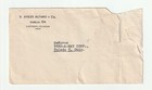 Vintage Ecuador Cover To Usa With 2 Blocks Of 4 Diez Centavos Postage Stamps