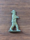 1920 s Cracker Jack Prize Tootsietoy Army Soldier With Rifle Stand Up Metal