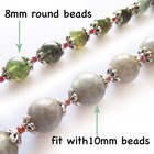 Silver Bead Caps 8mm 10mm Jewelry Findings 500 Pieces For Diy Jewelry Making