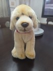 Fao Schwarz Golden Yellow Labrador Retriever Plush Sitting Puppy Dog 9 