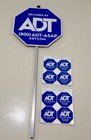 Security Yard Signs  stakes   Decal Pack  Official Blue Home Alarm Sign Set