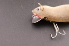 Vintage Heddon    meadow Mouse    Lure Early 2-piece Hdwre Bait Flock Gray