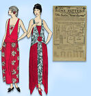 Ladies Home Journal 3474  1920s Uncut Evening Gown 36 B Vintage Sewing Pattern