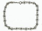 Antique Bedouin Ethnic Silver Chain  Anklet  Bracelet  Ethnic Adornment Vb_0744