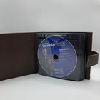 Dave Ramsey Financial Peace University Brown Faux Leather Cd Dvd Binder Case