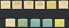 Solomon Islands 1908-11 War Canoe Cpl Sc  8-18 Mint Vf xf Og Hinged Rare Gem     