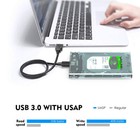2 5  Hdd ssd External Hard Drive Enclosure Usb3 0 To Sata Iii Tool-free Reader
