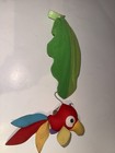 Fisher Price Rainforest Jumperoo Plush Bird   Frog Hanging Leaf Toy Replacement