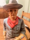 Lionstone Whiskey Ceramic Decanter 1969 Vintage 14  Cavalry Scout Empty
