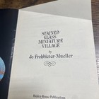 Stained Glass Miniature Village Pattern Book 1979 By Hidden House