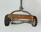 1930 s Vintage Arcade Toy Heavy Cast Iron Push Lawnmower 27 x 8 25  High Quality