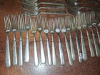 Lot Of Antique 1847 Rogers Bros 12 Dwt Silverplate Forks Oneida American Silver