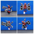 Lego   New Iron Cyborg Spider-man Dual Pistols Exclusive Minifigure Book Included