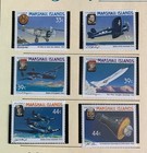 Marshall Islands - Scott 136-141 - Mnh - War On Info Sheet - 1987