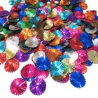 Sequins Mixed Colors 17mm Sunburst starburst wheels Paillettes  100 Pcs Loose  1