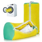 Set Of 2 Extra Long Shoe Washing Machine Bags - Yellow Green - Extra Long