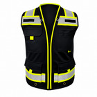 Fx High Visibility Surveyor Two Tones Safety Vest  Mesh Front   Back