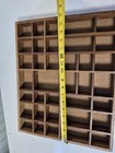 Vintage Wooden Trinket display Shelf For Miniatures etc    see Description      