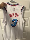 Dwayne Wade Miami Heat White Jersey