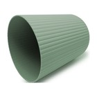 Mainstays 1 64 Gallon Ribbed Plastic Trash Can  Green