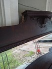 Antique Fireplace Mantle With Mirror