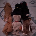 Ty Beanie Babies Plush Lot Of 5 W  Tags Bears   Penguin 1999 Vintage