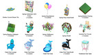Webkinz Online Items - Pick 3 For  3  see Description 