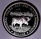 1985 Canada    1 Dollar Silver Proof Coin   Unc   Ultra Cameo    c023